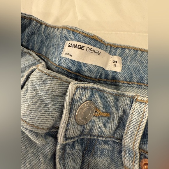 Garage Denim Women’s Festival Short Light Blue Denim Size 26 - Picture 3 of 3